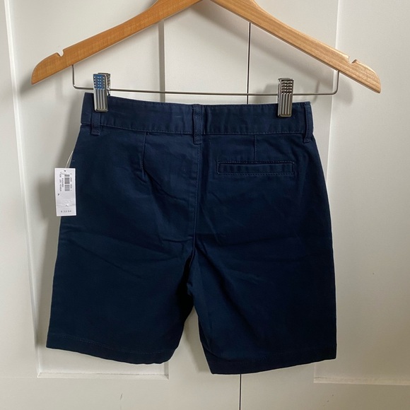 7y Navy Blue Chino Shorts NWT - Picture 4 of 5